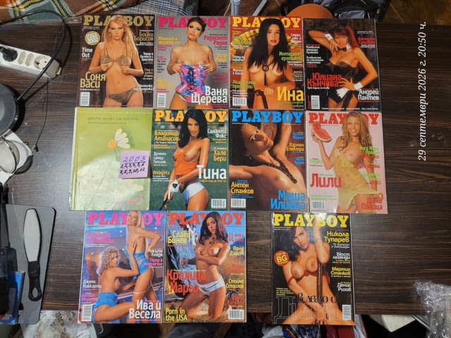 Playboy колекция списания – по 7 € бройката. Пълна колекция 2002, 2003, 2004, 2005, 2006 година и - снимка 2