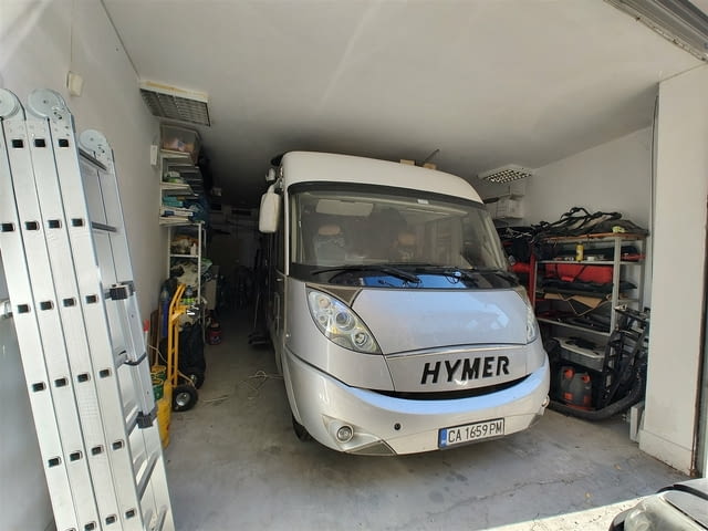 Кемпер HYMER B614 SL Lang 2009 - интегриран клас А, богато оборудван - снимка 4
