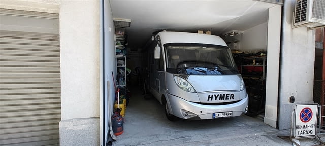 Кемпер HYMER B614 SL Lang 2009 - интегриран клас А, богато оборудван - снимка 9