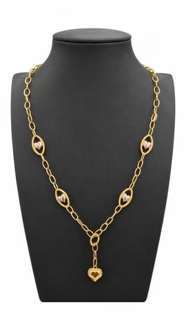 Дамско златно колие-4.15гр., city of Veliko Tarnovo | Necklaces / Chains / Pendants - снимка 1