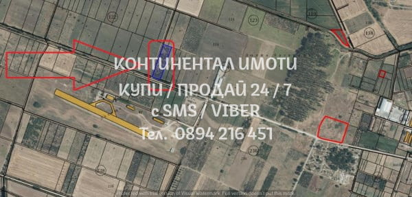 Код 62767. кодг.62767. Овощна градина - череши 5500м2 с добра перспектива и за промишлен имот, склад - снимка 2