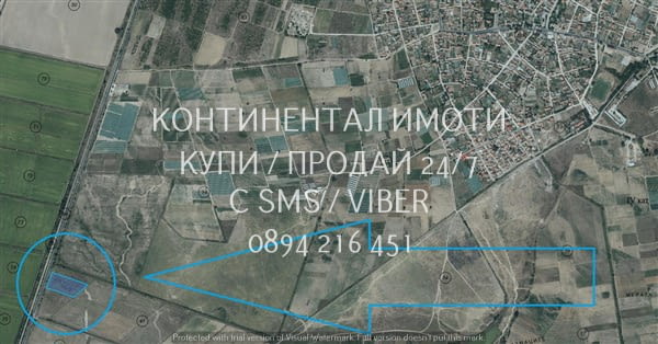 Код 62287. Поземлен имот 11600м2 с лице 80м на главния път Пловдив-Карлово, на 1 км от разклона за г - снимка 3