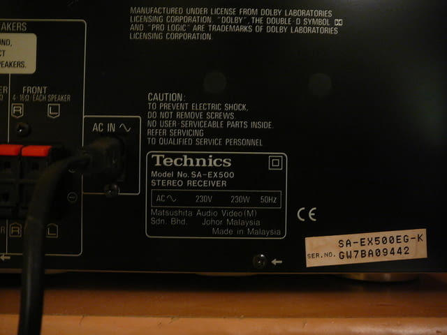 Technics sa-ex500 - city of Pazardzhik | Amplifiers & Boards - снимка 8