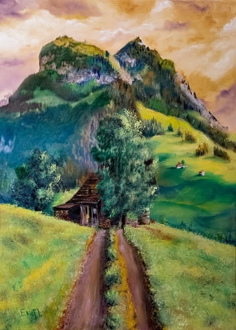 Маслена картина "Високо" - city of Varna | Paintings