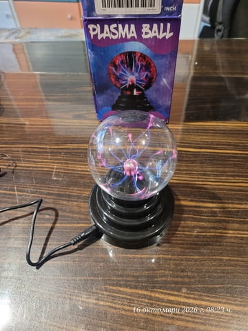 Плазмена лампа (Plasma Ball) – декоративно и забавно осветително тяло - снимка 3