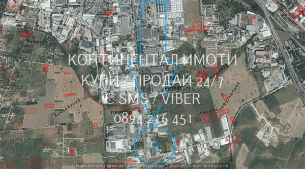 Код 70082. Поземлен имот 1200м2, представляващи 1/2 ид.ч от по-голям имот, в непосредствена близост - снимка 3