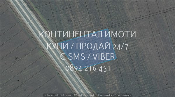 Код 70085. Поземлен имот 10430м2 с лице 90м на АМ Марица в близост до АМ Тракия на около 2, 5км. В бл - снимка 1