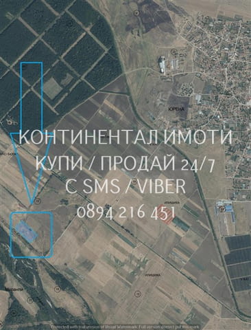 Код 70087. Поземлен имот - нива 46дка, в мест. “ДЕРВЕНСКА ОДАЯ”. Достъп по коларски пътища. * Моля - снимка 2