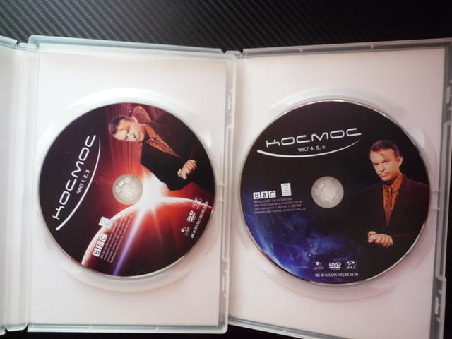 Космос DVD филм BBC Сам Нийл Звездна материя Черни дупки сами ли сме извънземни нови светове планети - снимка 2