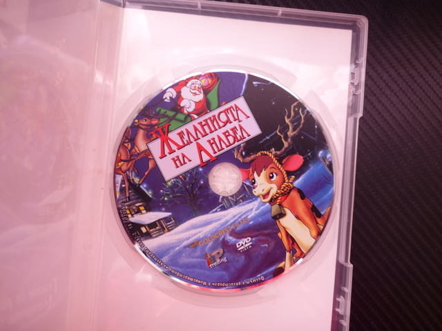 Желанията на Анабел DVD филм теленце анимация Коледа момченце приятели говорещи животни красиво плев - снимка 2