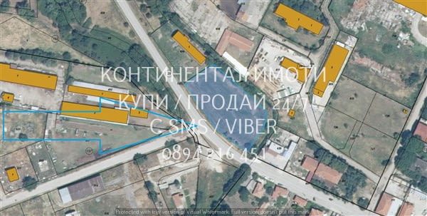 Код 70101. Парцел 3дка в началото на селото в стопанската зона с лице 85м на шосето, до ток вода сто - снимка 1