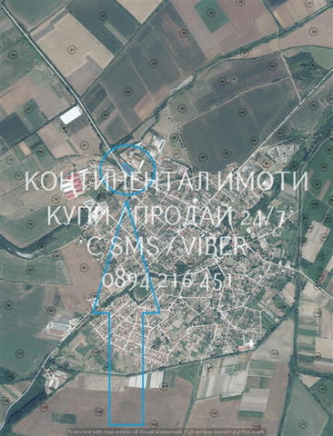 Код 70101. Парцел 3дка в началото на селото в стопанската зона с лице 85м на шосето, до ток вода сто - снимка 3