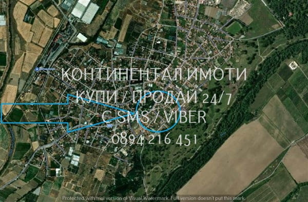 Код 70102. Кодг 70102. Парцел 980м2, до къщи, ток и вода, на асфалтирана улица, позволява застрояван - снимка 3