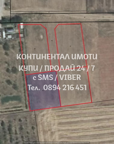 Код 62797. Парцели 600м2 /2 броя, съседни с локален път/ на тихо и спокойно място в източната част н - снимка 1
