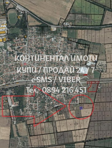 Код 62797. Парцели 600м2 /2 броя, съседни с локален път/ на тихо и спокойно място в източната част н - снимка 3
