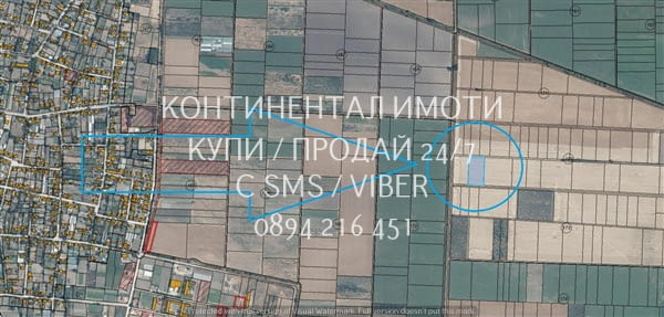 Код 70104. Нива 5400м2 с правилна правоъгълна форма с много лесен достъп от широки коларски пътища. - снимка 2