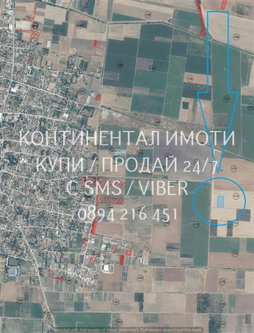 Код 70104. Нива 5400м2 с правилна правоъгълна форма с много лесен достъп от широки коларски пътища. - снимка 3