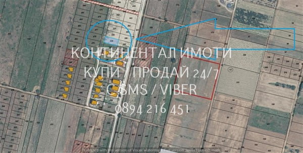 Код 70109. Парцел 600м2 за жилищно строителство с включен локален път 50м2, с регистрирана сонда. До - снимка 2