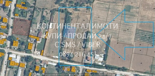 Код 70112. 7 парцела УПИ в нов микроквартал от 660-880м2 /с вкл. локални пътища от 60-80м2/. Един от - снимка 1