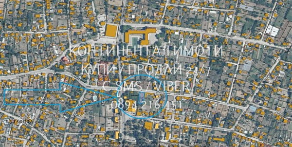 Код 70113. Дворно място 840м2 на комуникативно и предпочитано място в централната част на селето с л - снимка 2
