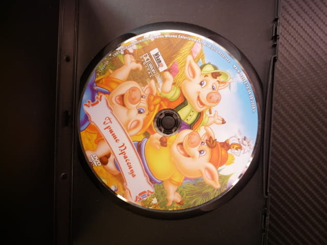 Трите прасенца DVD филм вълшебни приказки класика къщичка големият лош вълк забавна история мъничета - снимка 2