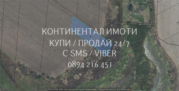 Код 70117. Поземлен имот 3400м2, кат. 3-та. Имотът е с удобна форма за обработка с механизирана техн - снимка 1