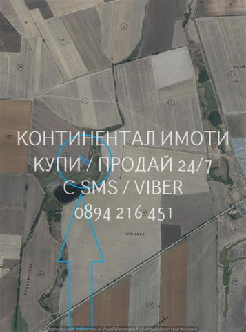 Код 70117. Поземлен имот 3400м2, кат. 3-та. Имотът е с удобна форма за обработка с механизирана техн - снимка 3